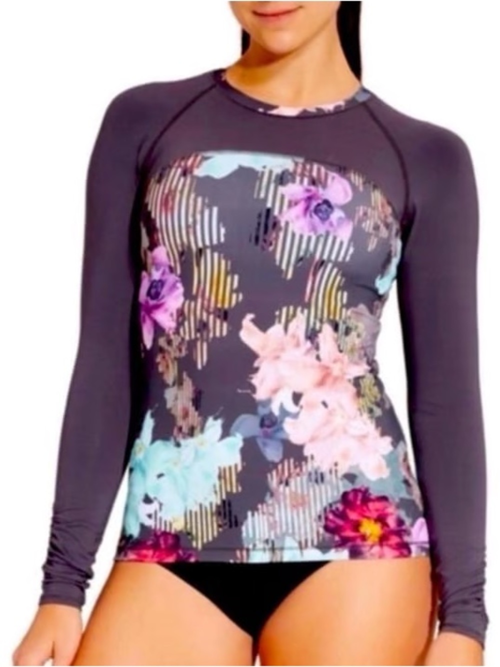 Calia Floral Rash Guard - Picture 2 of 2